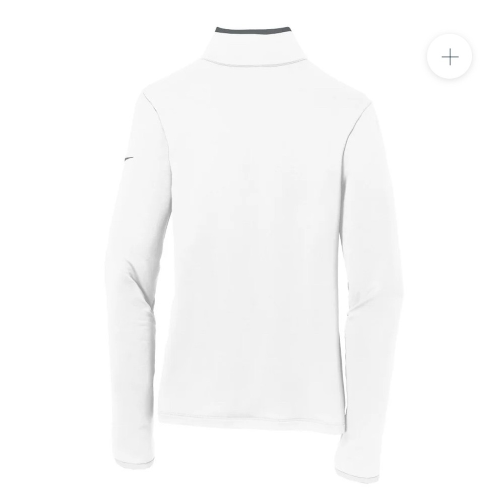 Gulfstream branded Nike Dry-Fit White Quarter-Zip Pullover, Women’s Size M - Picture 2 of 8